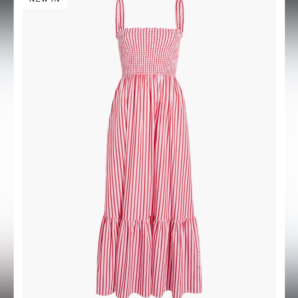 NWT Anjuli Red Stripe Nap Dress (Small)